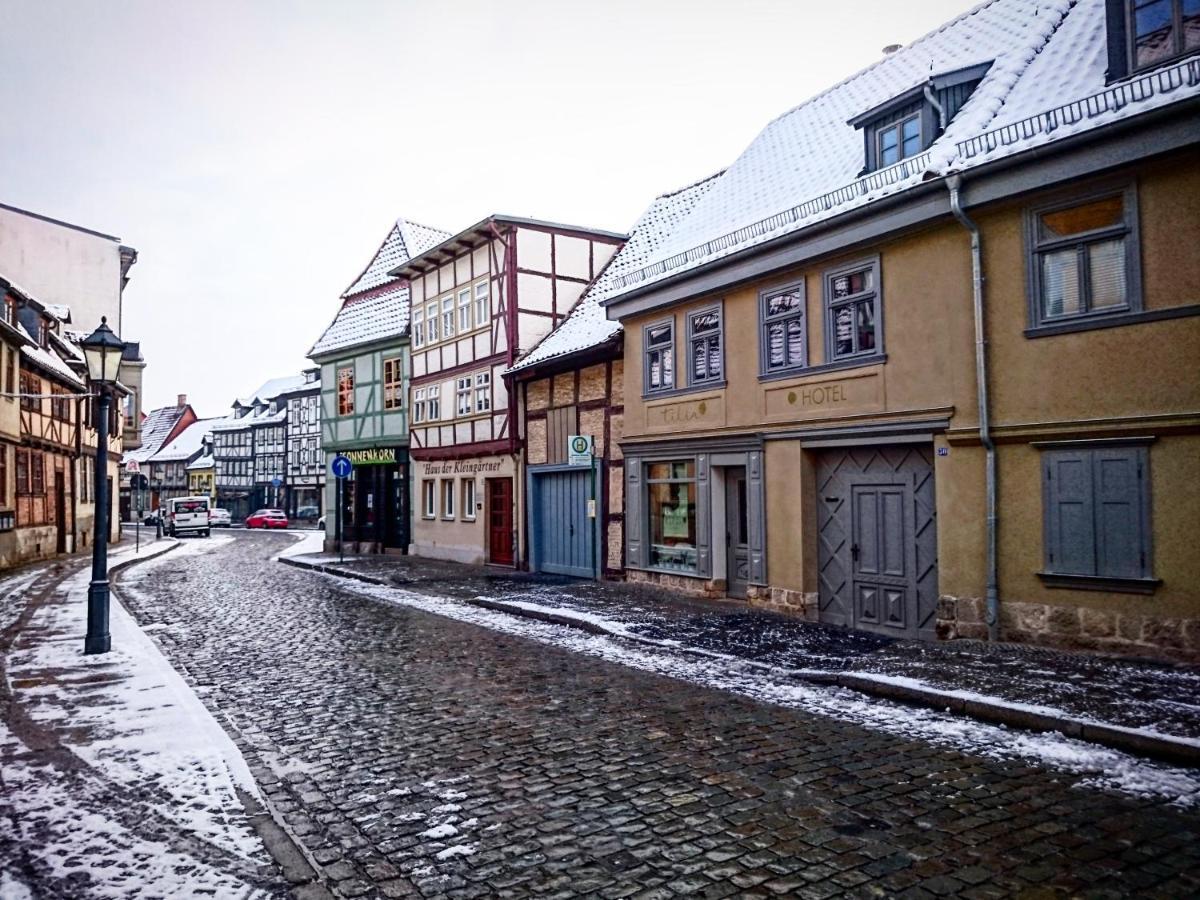 Hotel Garni Tilia Quedlinburg Eksteriør bilde